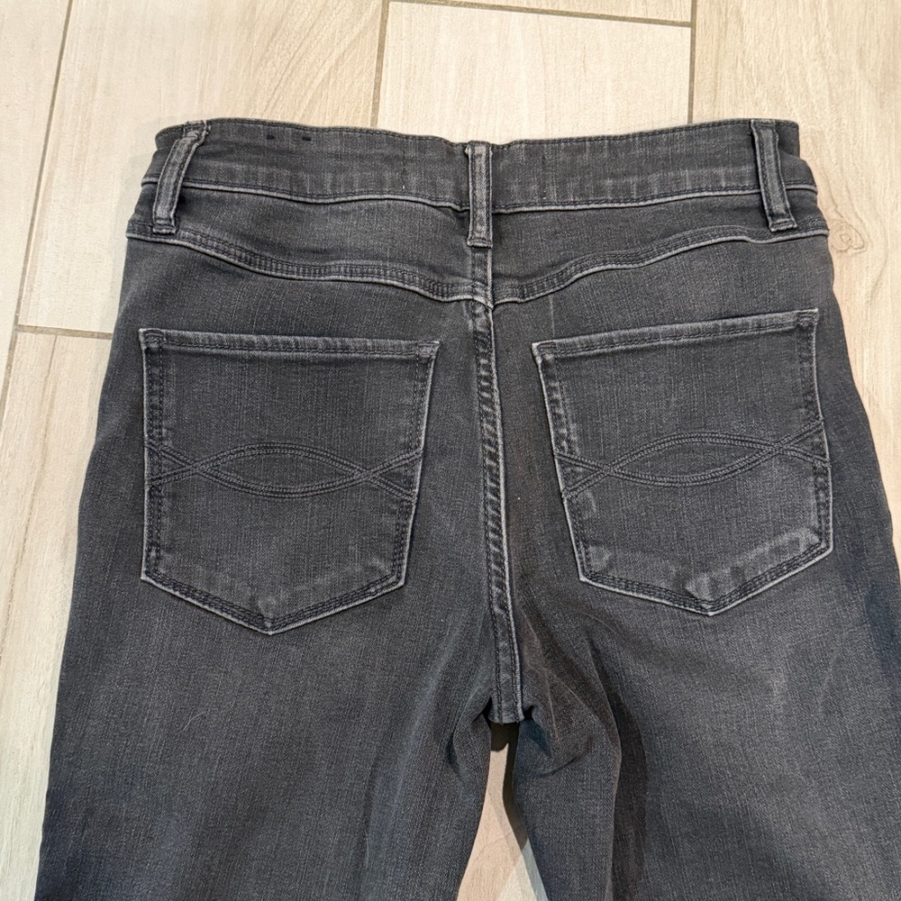 ABERCROMBIE & FITCH High Rise Super Skinny Jeans, Gray Wash, Size 2R - Picture 8 of 11